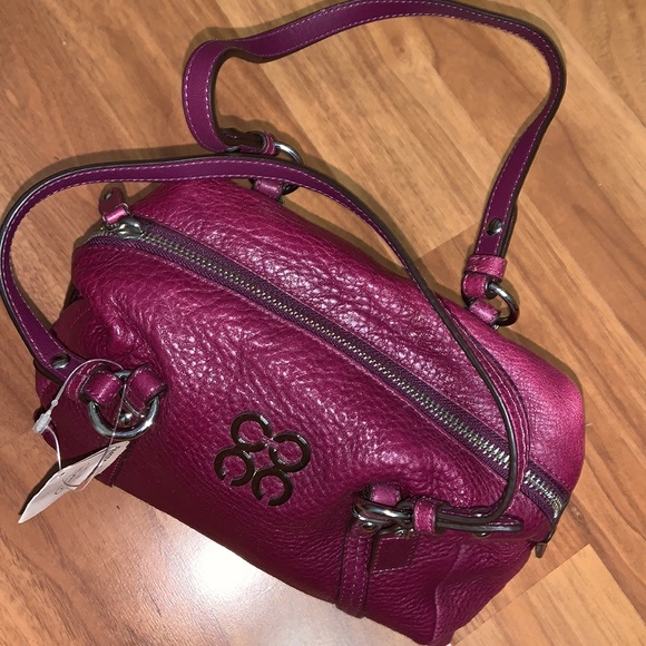 NWT Coach Pebbled Leather Mini Handbag Purse - Picture 3 of 10